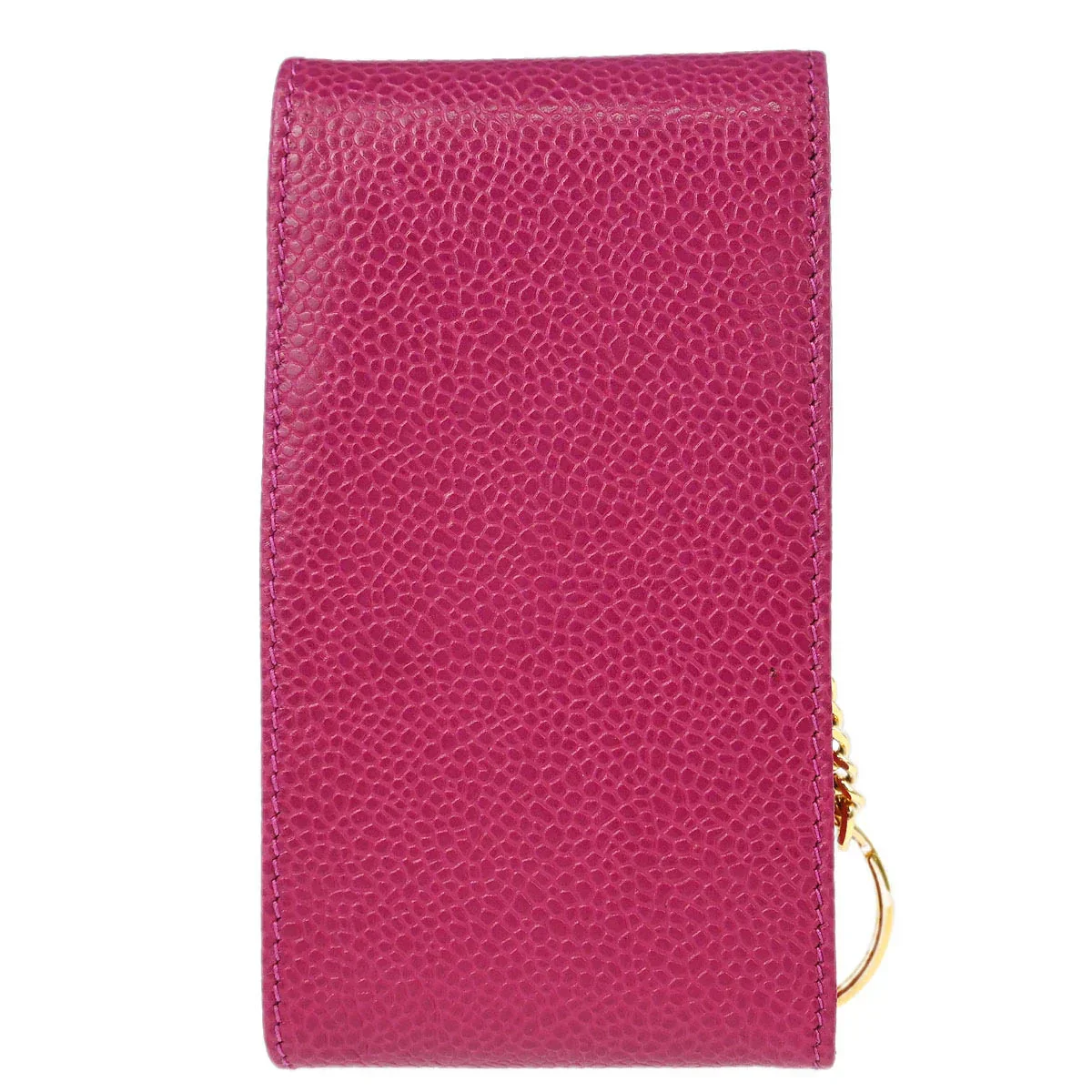 Chanel 1991-1994 Pink Caviar Key Holder - Image 2