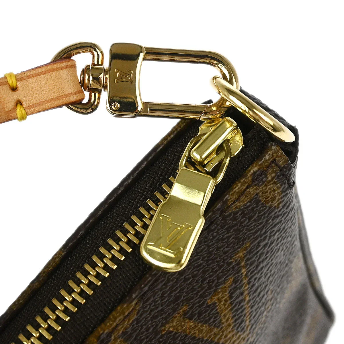Louis Vuitton 2004 Monogram Panda Pochette Accessoires Handbag M51981 - Image 5