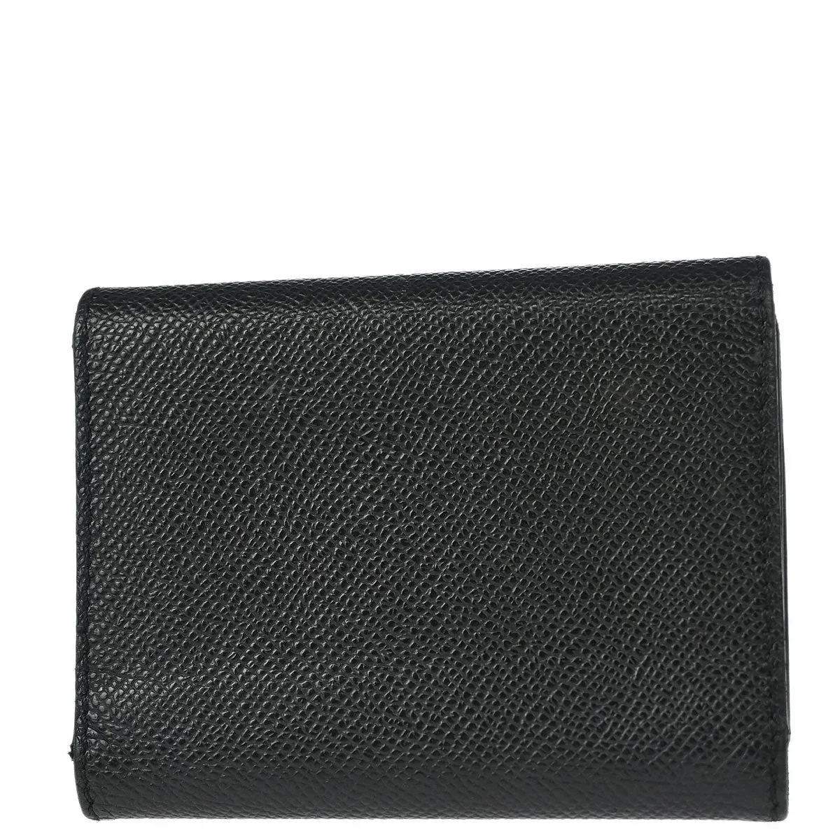 Chanel 1997-1999 Black Caviar Trifold Wallet - Image 2