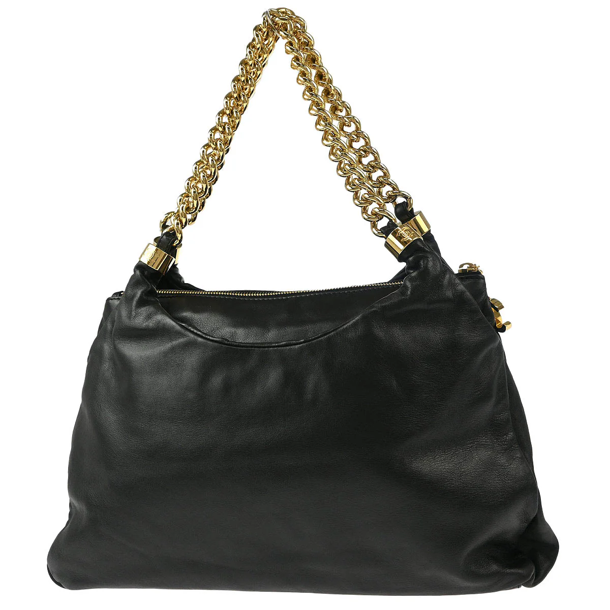 Chanel 2006-2008 Black Calfskin Rodeo Drive Shoulder Bag - Image 2