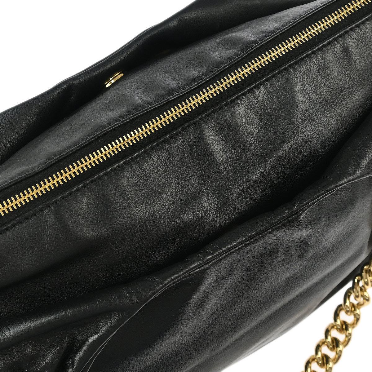 Chanel 2006-2008 Black Calfskin Rodeo Drive Shoulder Bag - Image 5