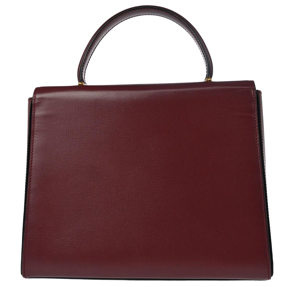 Cartier Bordeaux Leather Must de Cartier Handbag - Image 2