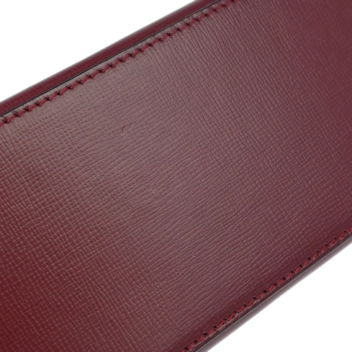 Cartier Bordeaux Leather Must de Cartier Handbag - Image 3