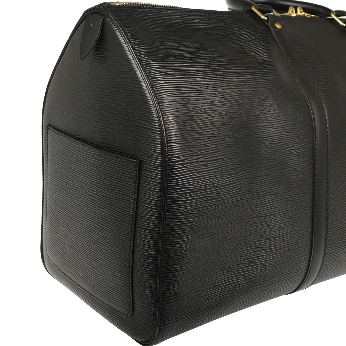 Louis Vuitton 2002 Black Epi Keepall 50 Travel Handbag M42962 - Image 3
