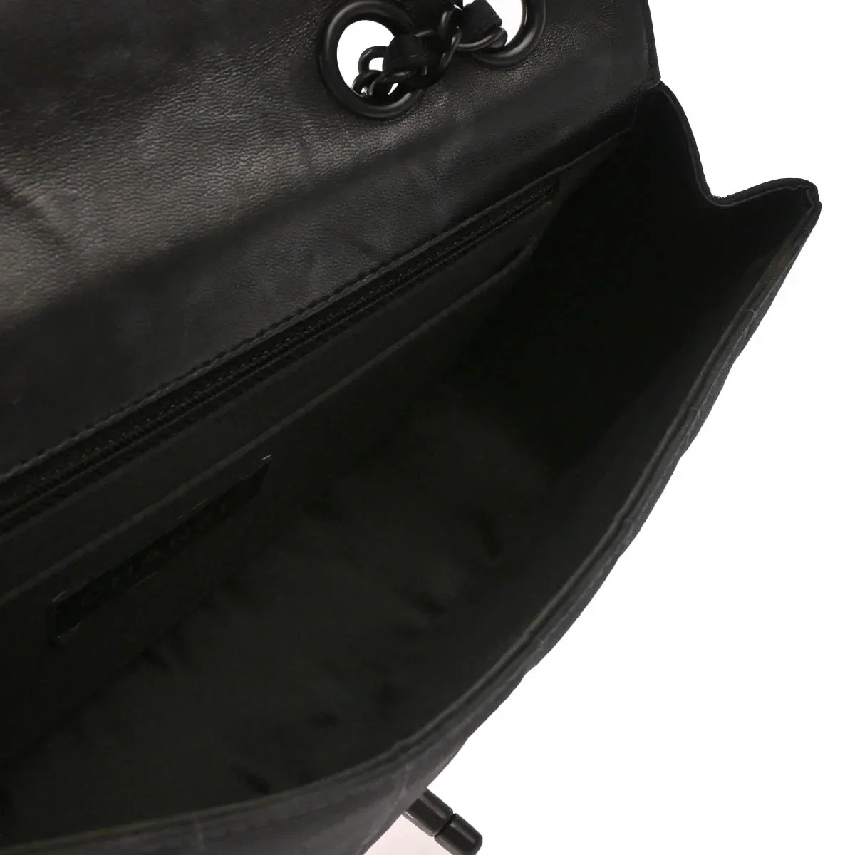 Chanel 2002-2003 Black Nylon Travel Line Single Flap Shoulder Bag - Image 4