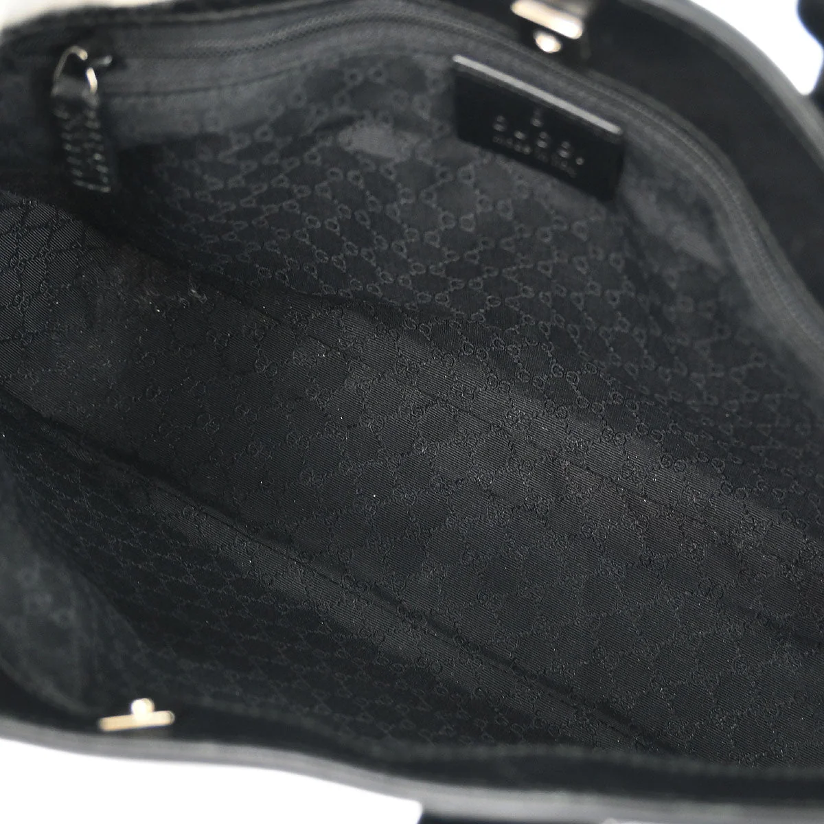 Gucci Black Leather Tote Handbag - Image 6