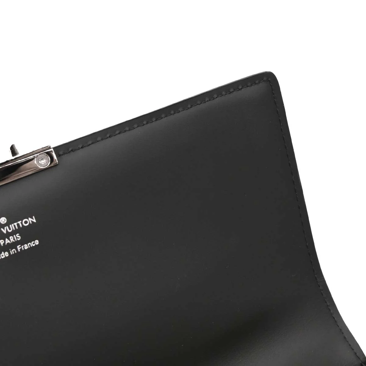 Louis Vuitton 2017 Black Epi Pochette Thames Clutch Bag M42742 - Image 7