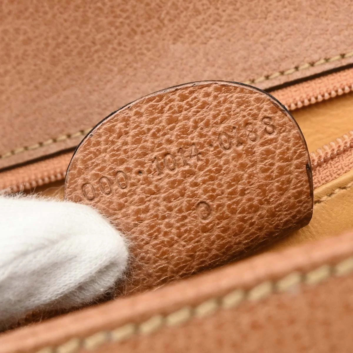 Gucci Brown Pigskin Bamboo Handbag - Image 9