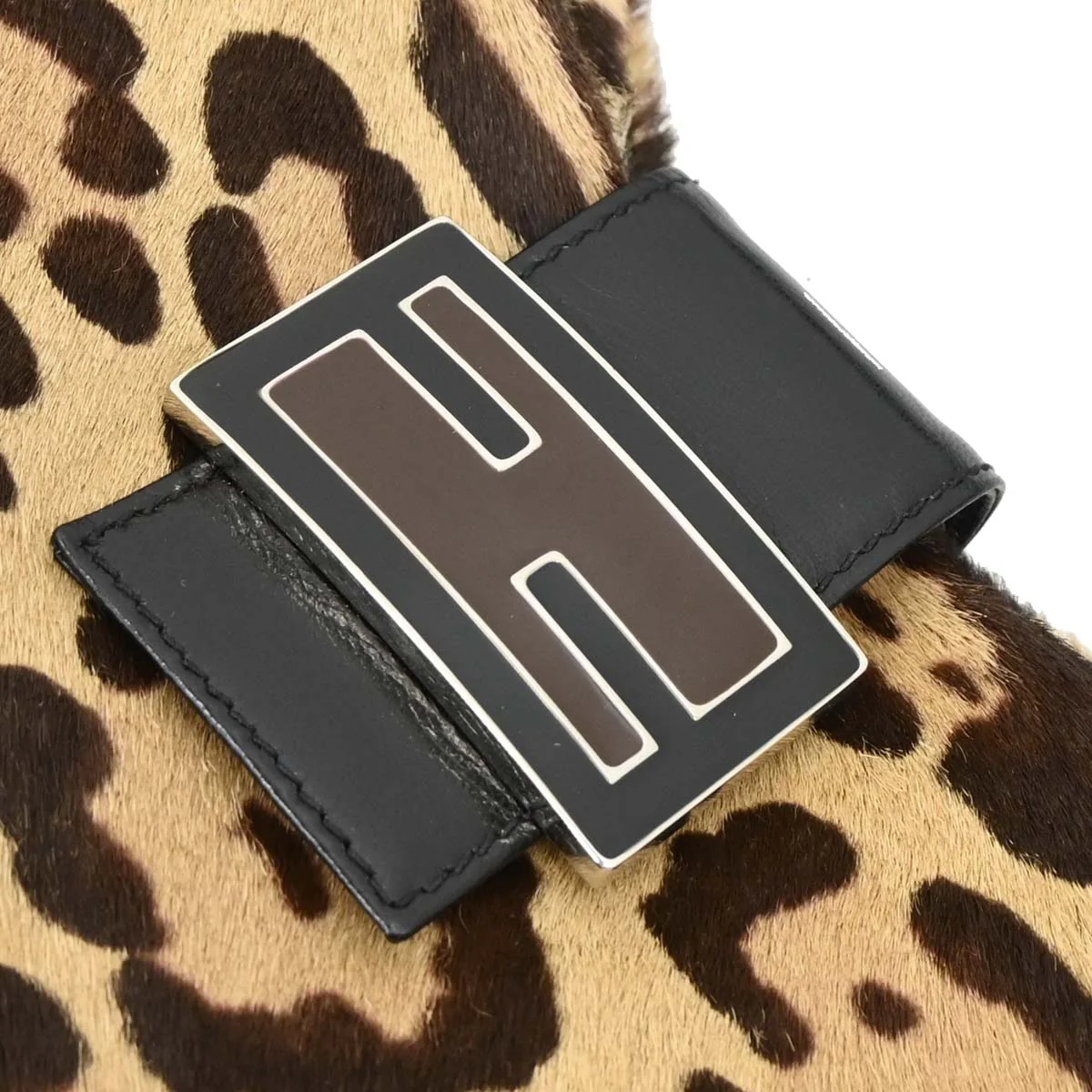 Fendi * Beige Pony Hair Handbag - Image 6