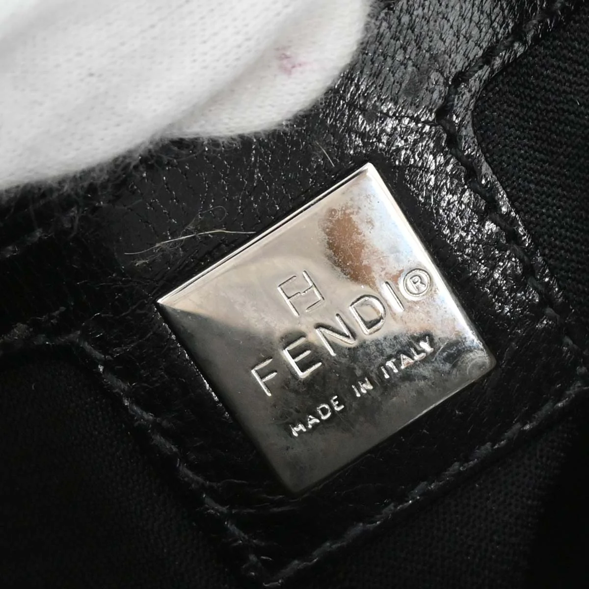 Fendi * Beige Pony Hair Handbag - Image 9