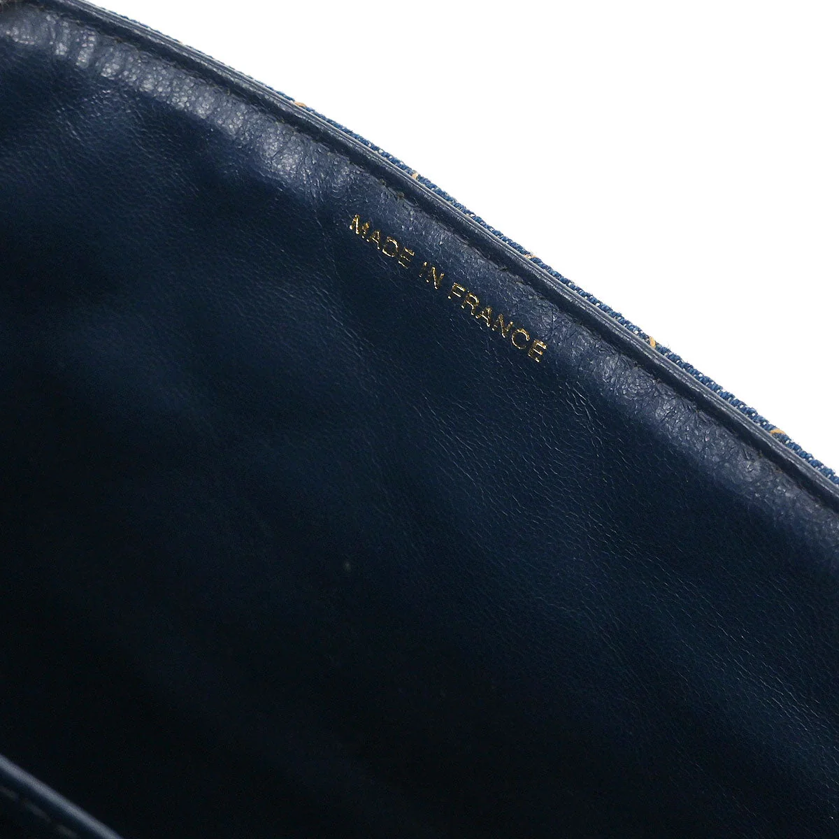 Chanel * Blue Denim Jumbo Classic Flap Shoulder Bag - Image 9