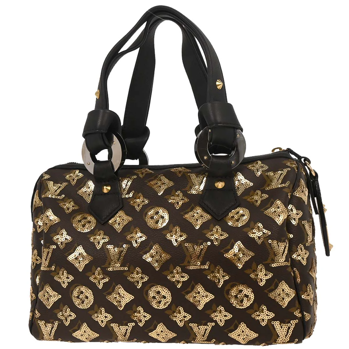 Louis Vuitton Gold Monogram Eclipse Speedy 30 Handbag M40244 - Image 2