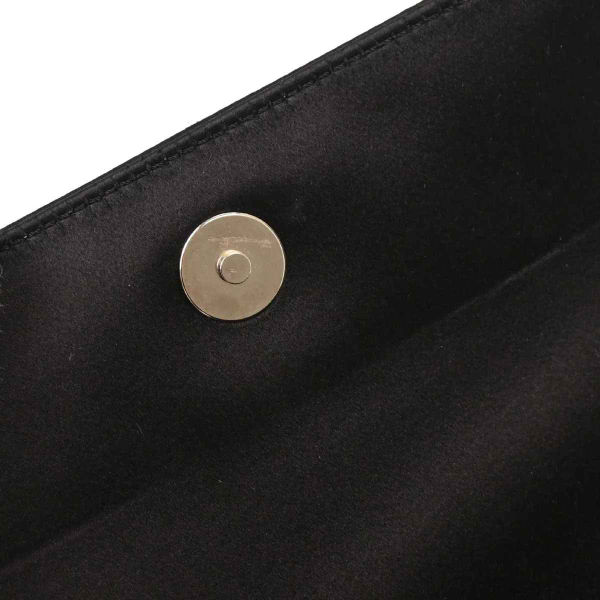 Prada Black Satin Vanity Handbag - Image 9