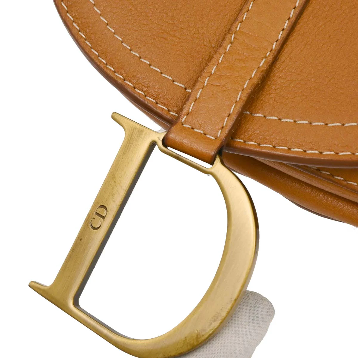 Christian Dior Brown Saddle Shoulder Bag - Image 6