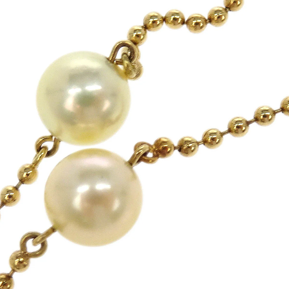 Mikimoto Pendant Necklace 18K Genuine Pearl Gold - Image 3