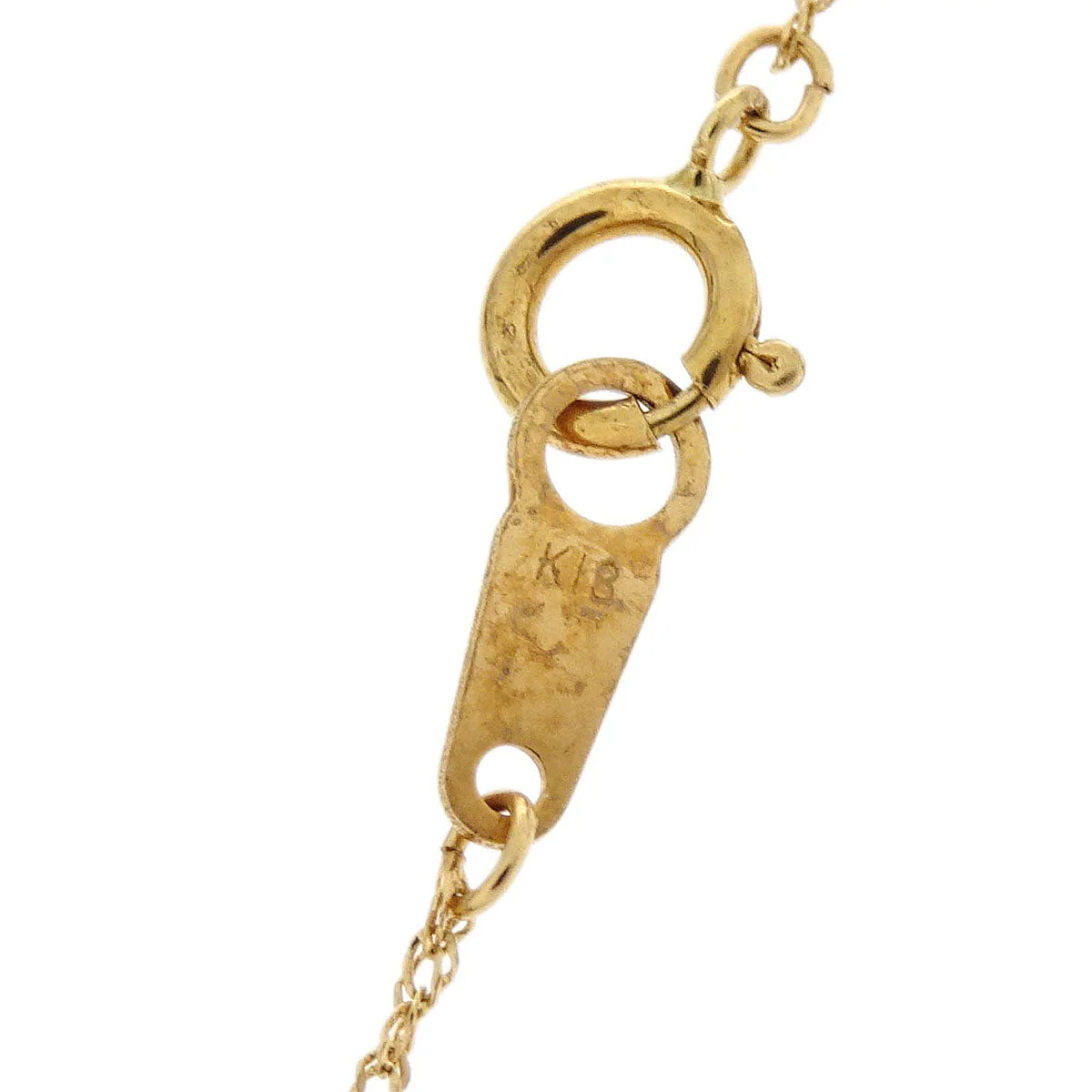 Pendant Necklace 18K Ruby Diamond Gold - Image 3