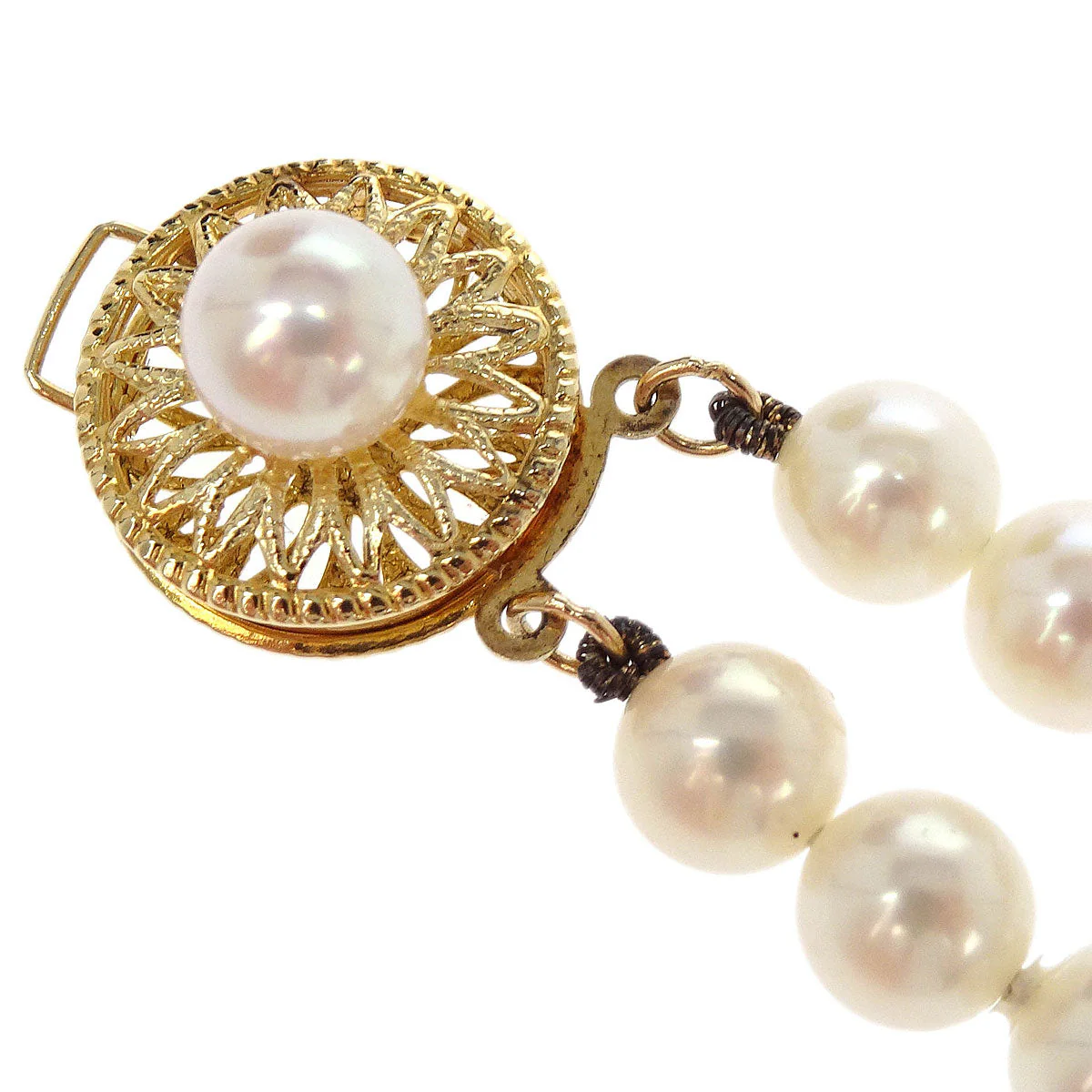 Bracelet 14K Genuine Pearl Gold - Image 3