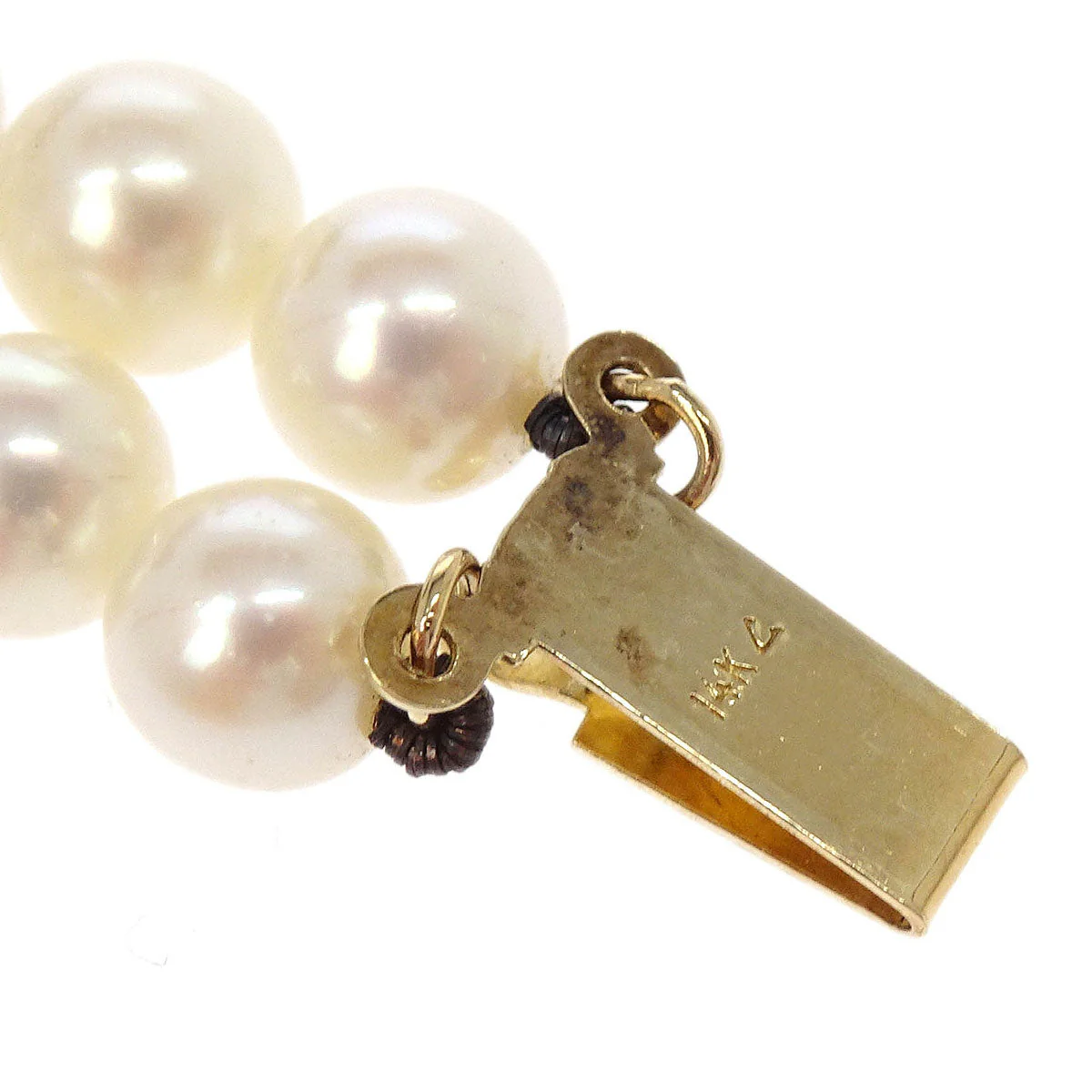 Bracelet 14K Genuine Pearl Gold - Image 4