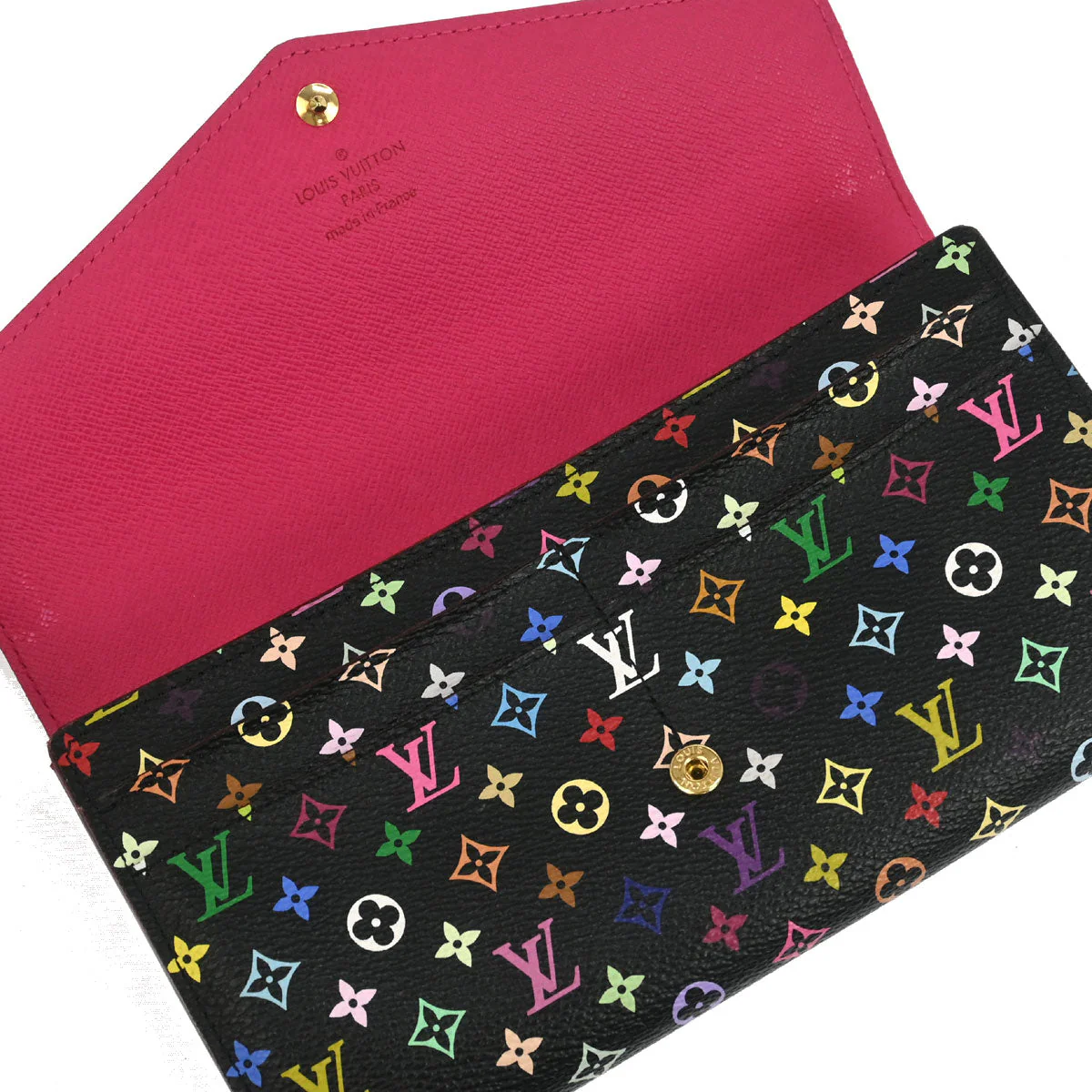 Louis Vuitton 2014 Multicolor Portefeuille Sarah Wallet M60668 - Image 4