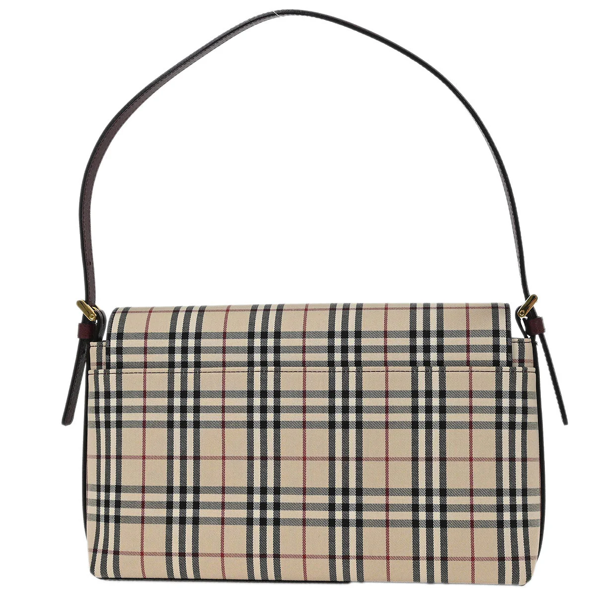 Burberry Beige Burberry Check Handbag - Image 2