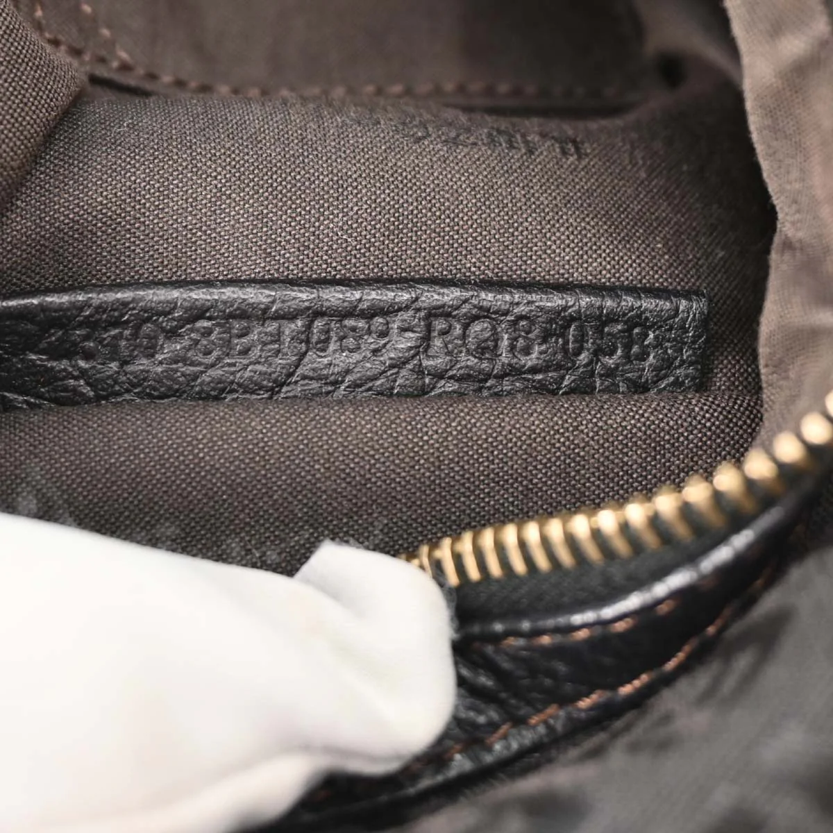 Fendi Black Zucchino Shoulder Bag - Image 10