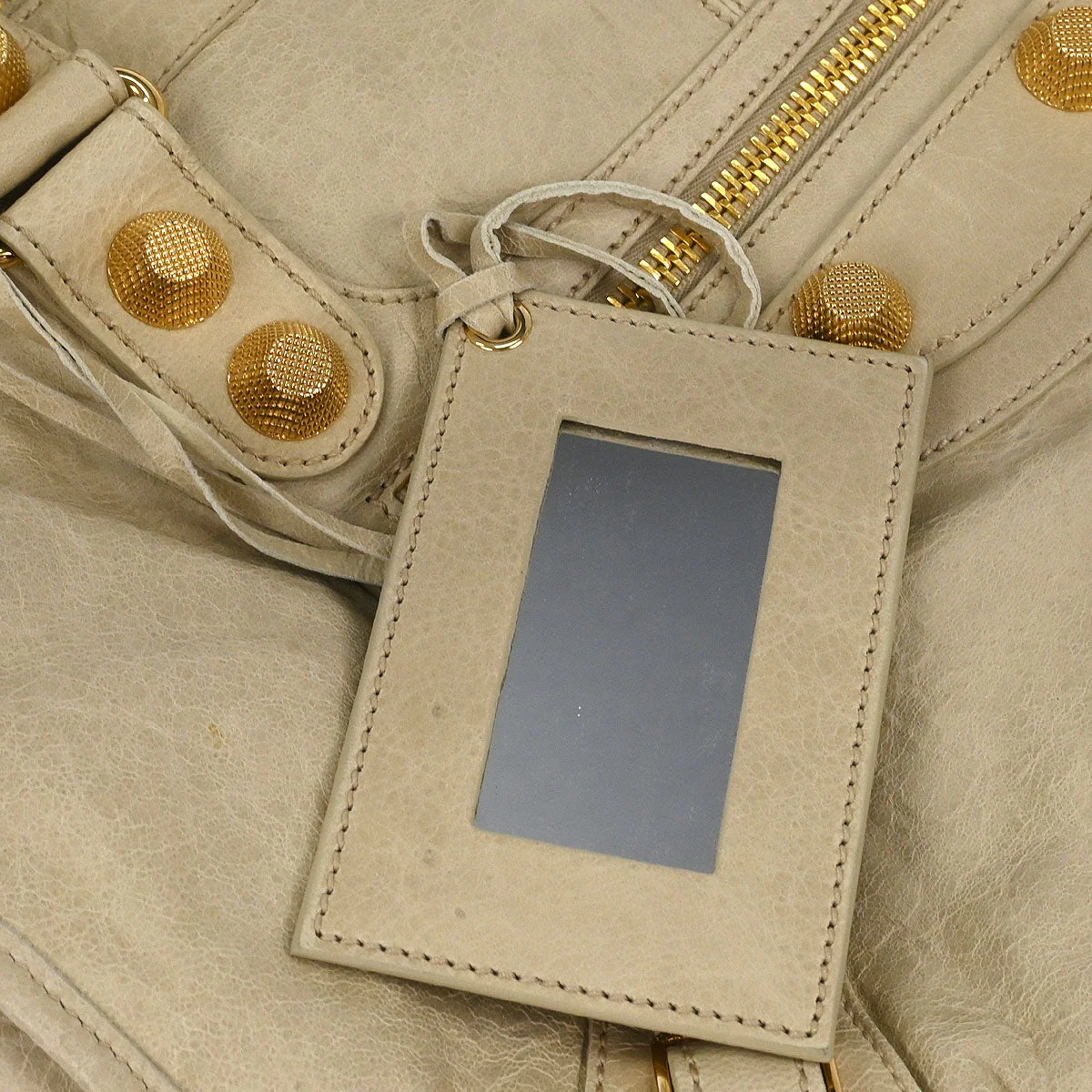Balenciaga Beige The Work Handbag - Image 7