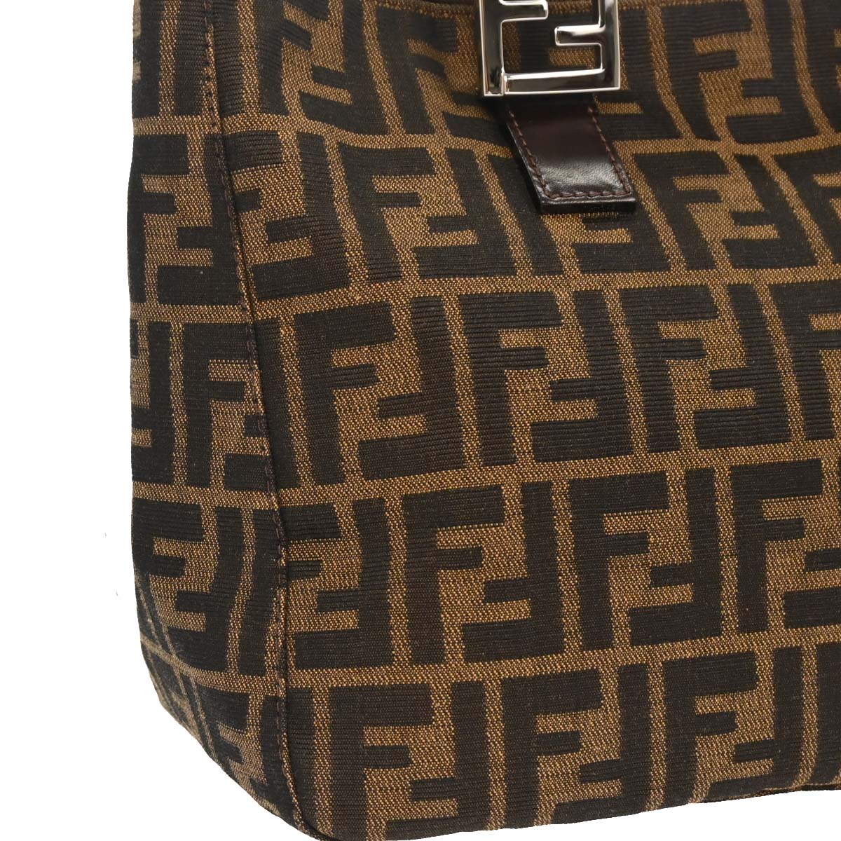 Fendi Brown Zucca Handbag - Image 3