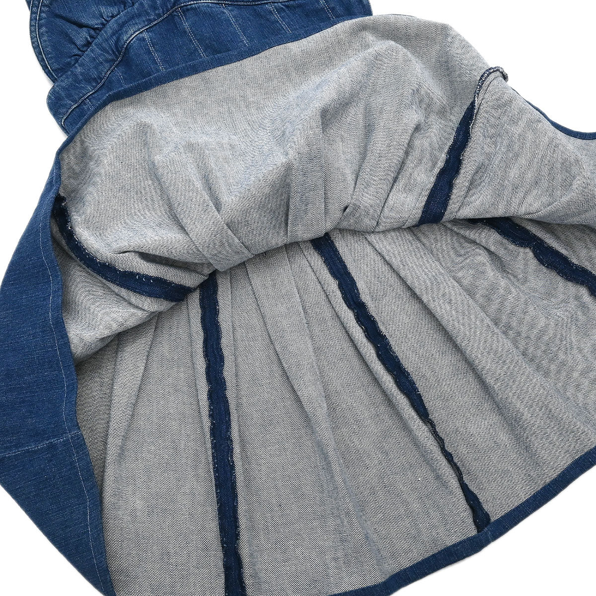 Chanel 2007 Denim Halter Dress Indigo #36 - Image 7