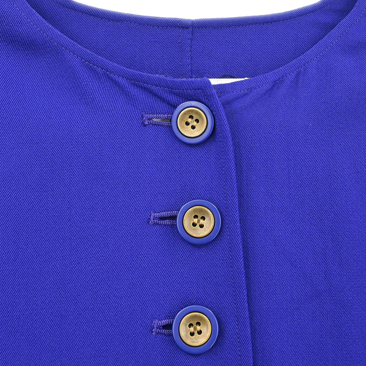 Christian Dior Setup Suit Jacket Skirt Purple #40–42 - Image 5