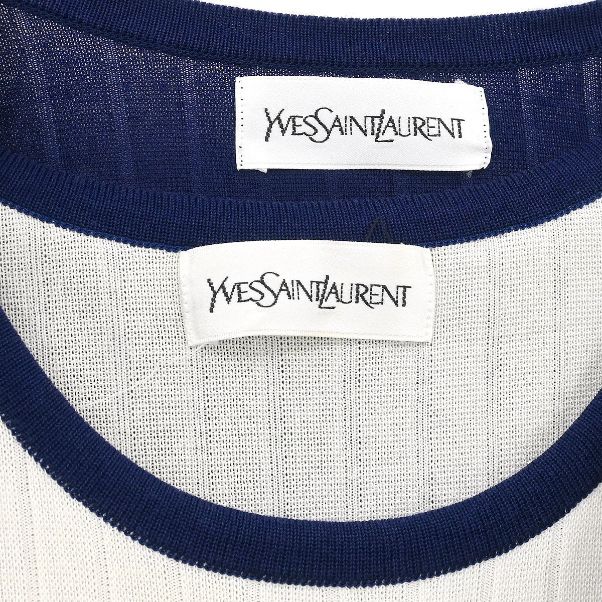 Yves Saint Laurent Setup Cardigan Dress Navy #M - Image 5