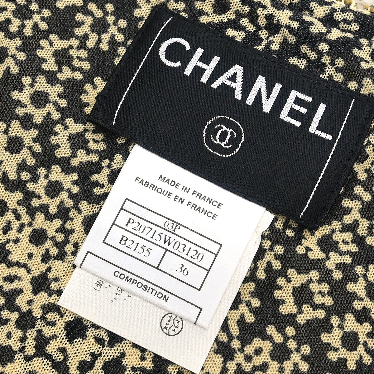 Chanel 2003 Collarless Jacket Beige #36 - Image 8
