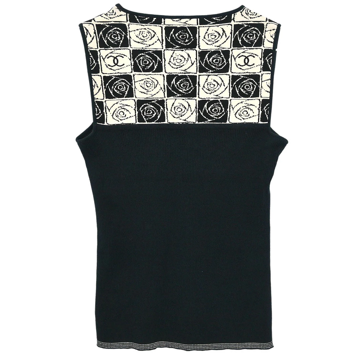 Chanel 2004 Sleeveless Tank Top Black #38 - Image 2