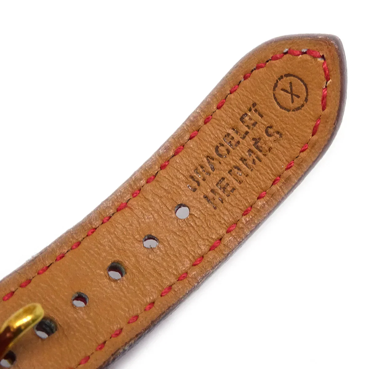 Hermes 1994 Medor Watch Red Courchevel - Image 3