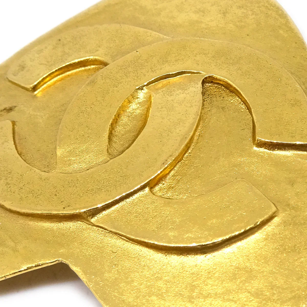 Chanel Heart Brooch Gold 95P - Image 2