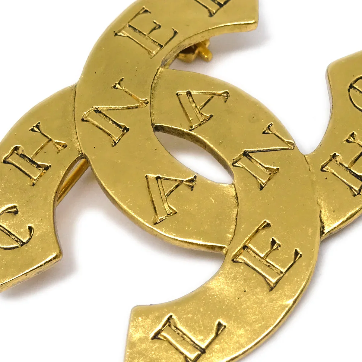 Chanel CC Brooch Pin Gold 99A - Image 2
