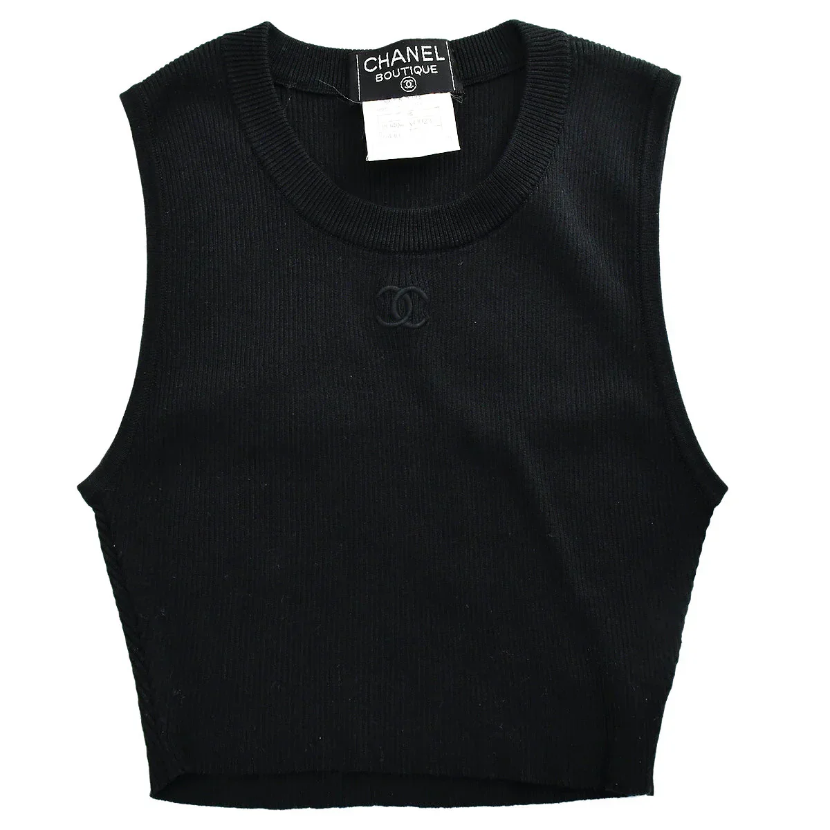 Chanel Spring 1995 Cropped Sleeveless Top #38 - Image 3