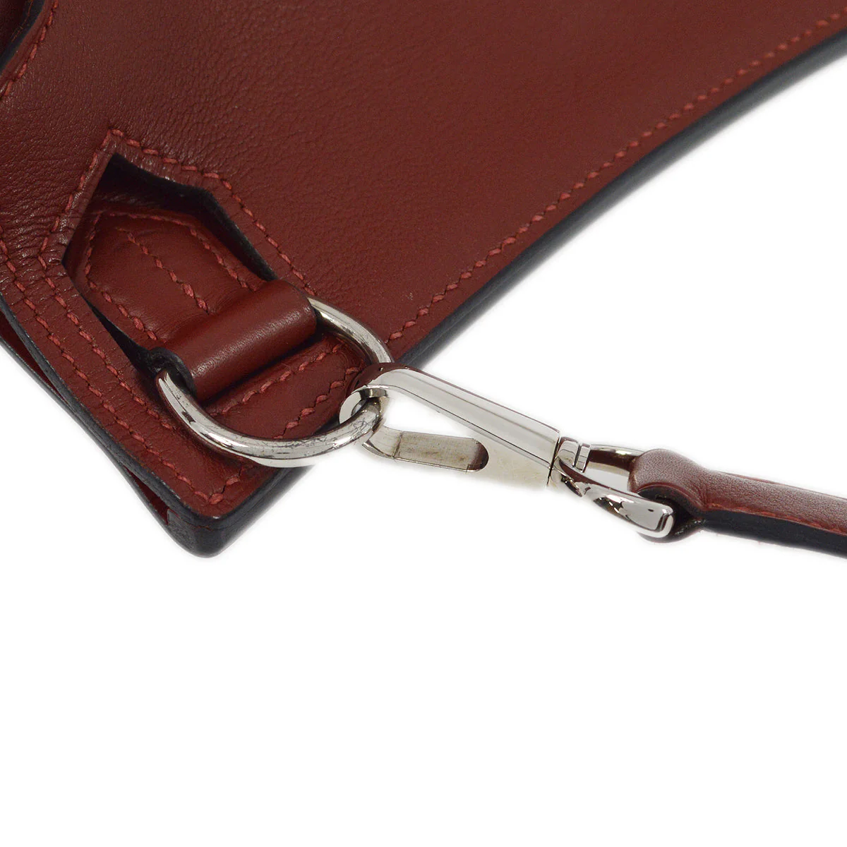 Hermes 2010 Bordeaux Swift Jypsiere 28 Shoulder Bag - Image 7