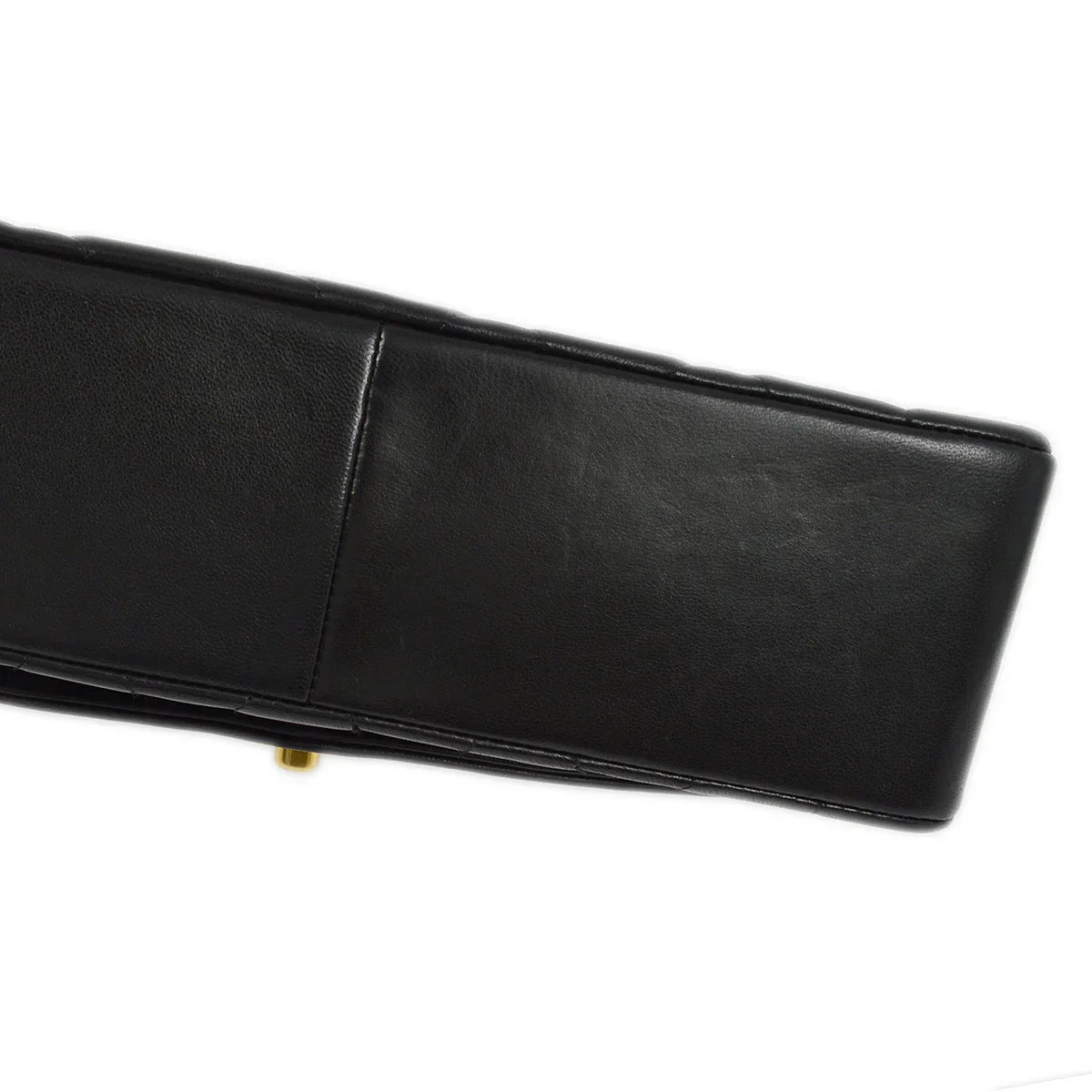 Chanel 1991-1994 Black Lambskin Medium Diana Shoulder Bag - Image 5