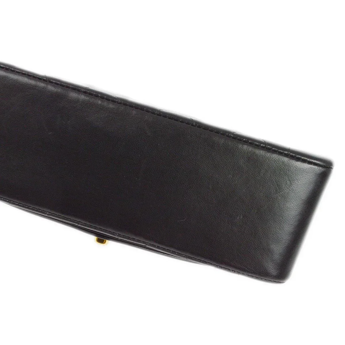 Chanel 1996-1997 Black Lambskin Small Diana Shoulder Bag - Image 4