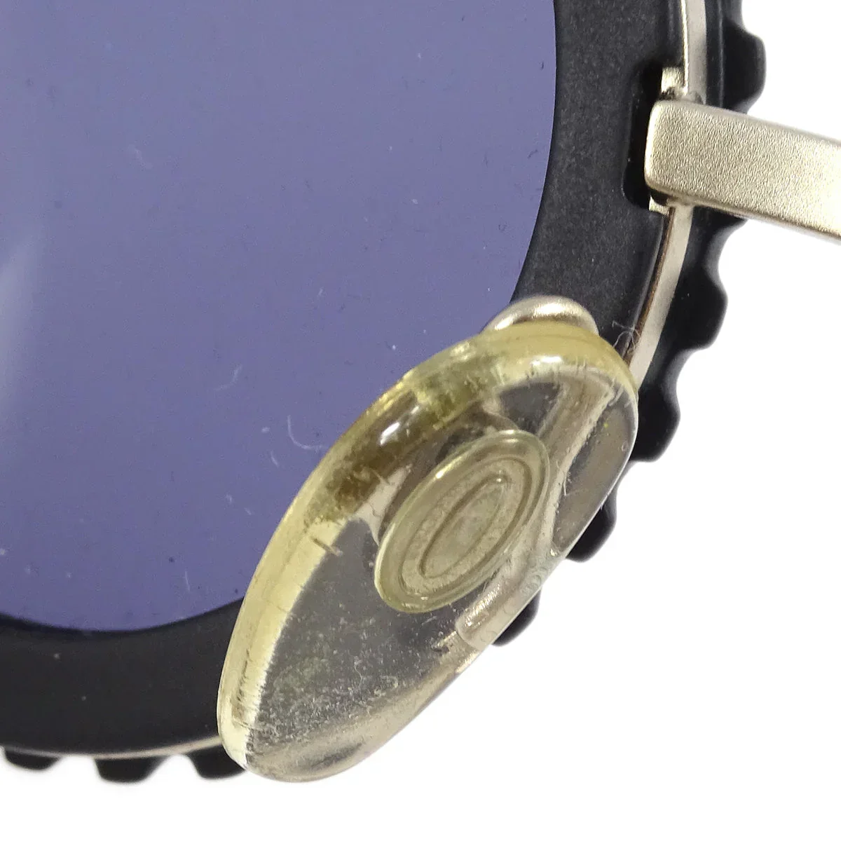 Chanel Round Sunglasses Eyewear Black Small Good - Image 6