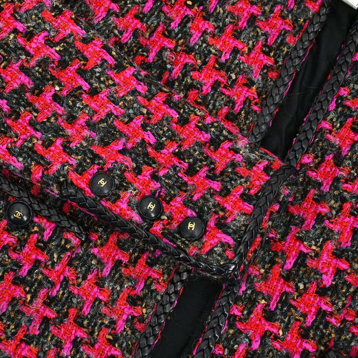 Chanel Setup Suit Jacket Skirt Pink 29 #36 - Image 4