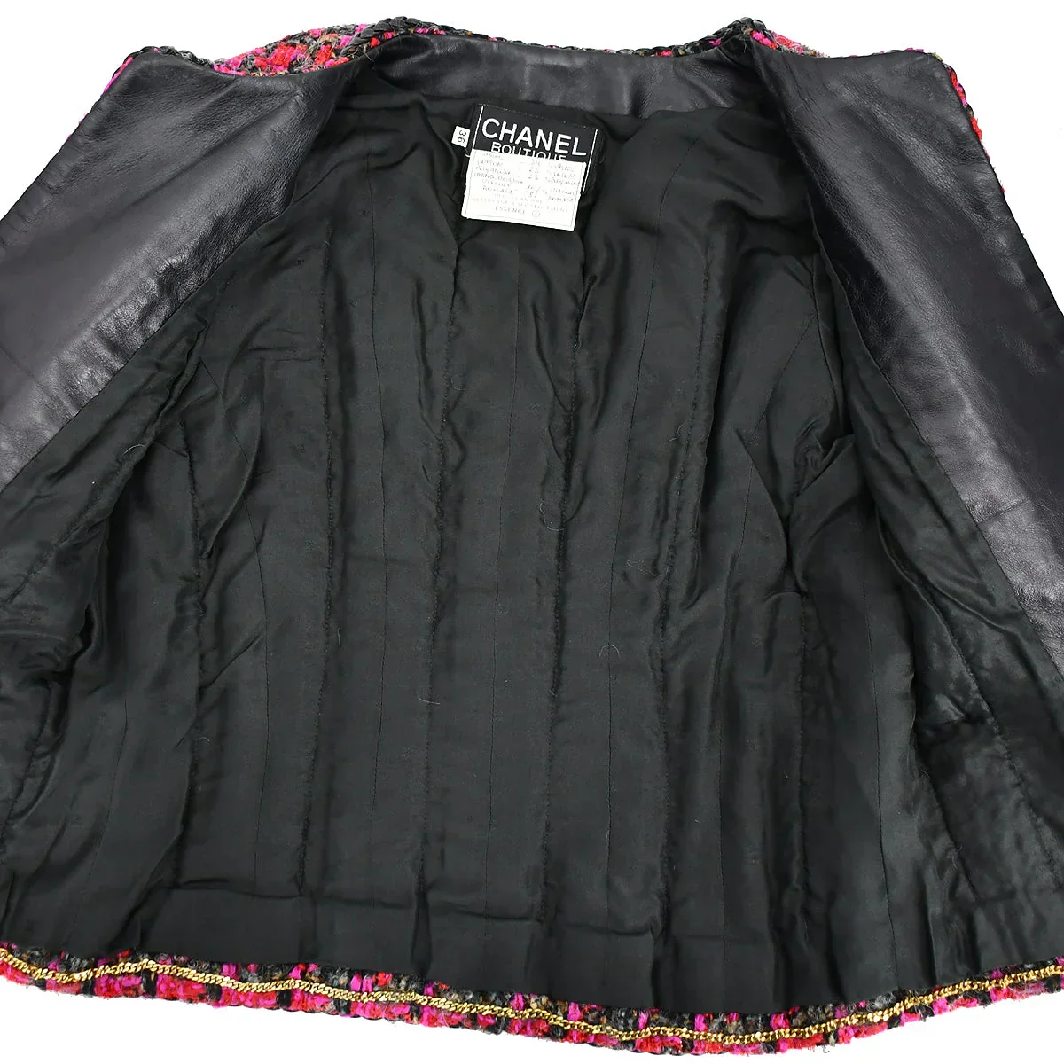 Chanel Setup Suit Jacket Skirt Pink 29 #36 - Image 5