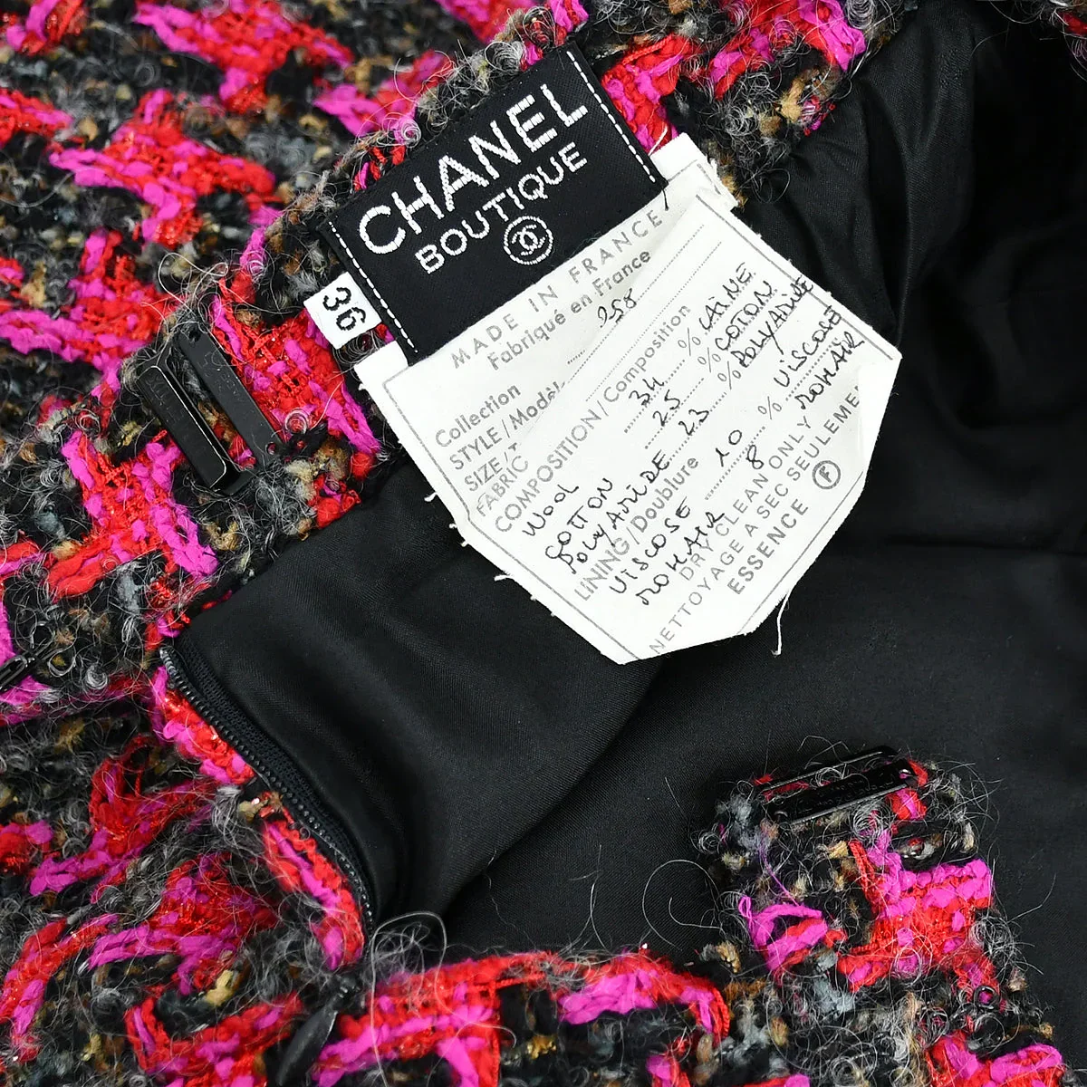 Chanel Setup Suit Jacket Skirt Pink 29 #36 - Image 8