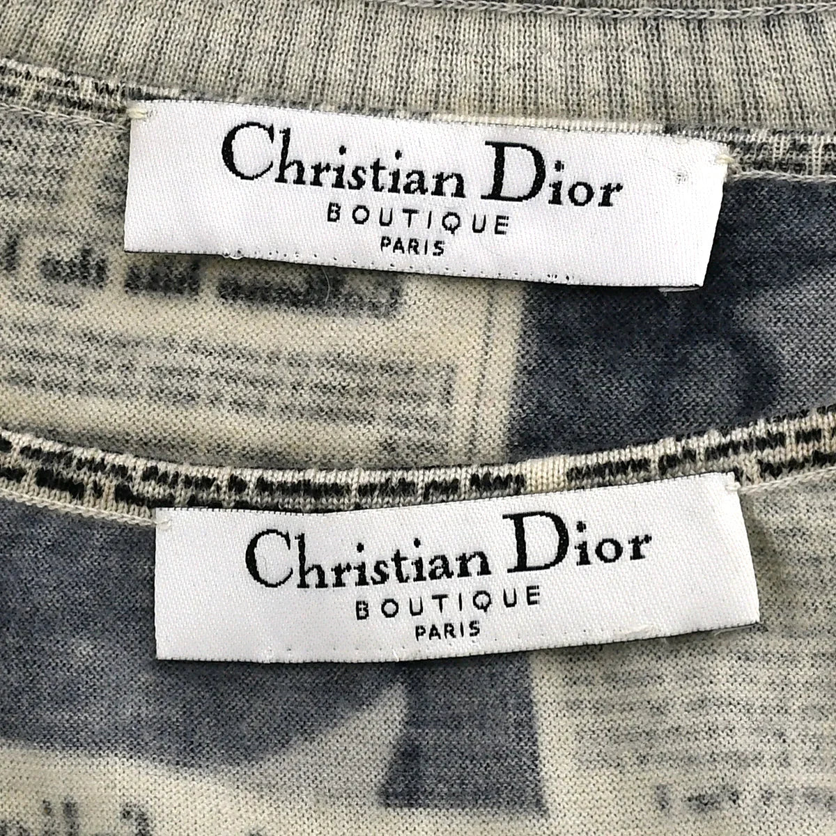 Christian Dior Newspaper Top Bolero Set Beige - Image 9