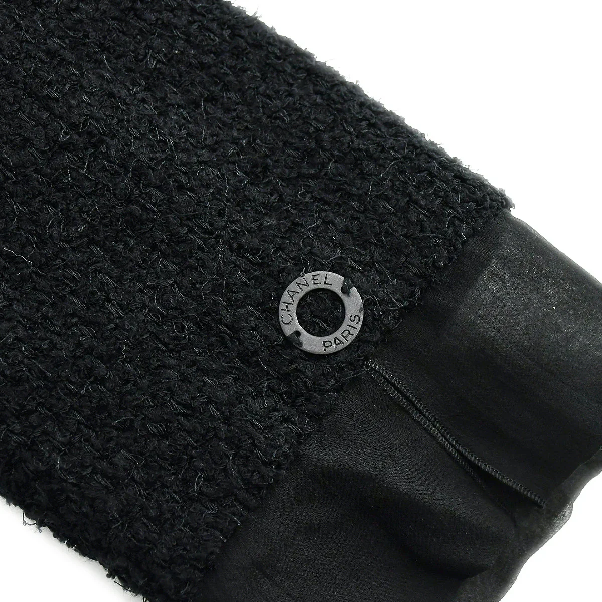 Chanel Setup Suit Jacket Skirt Black 00T #46 #44 - Image 3
