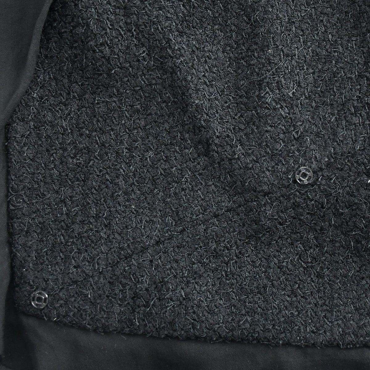Chanel Setup Suit Jacket Skirt Black 00T #46 #44 - Image 5