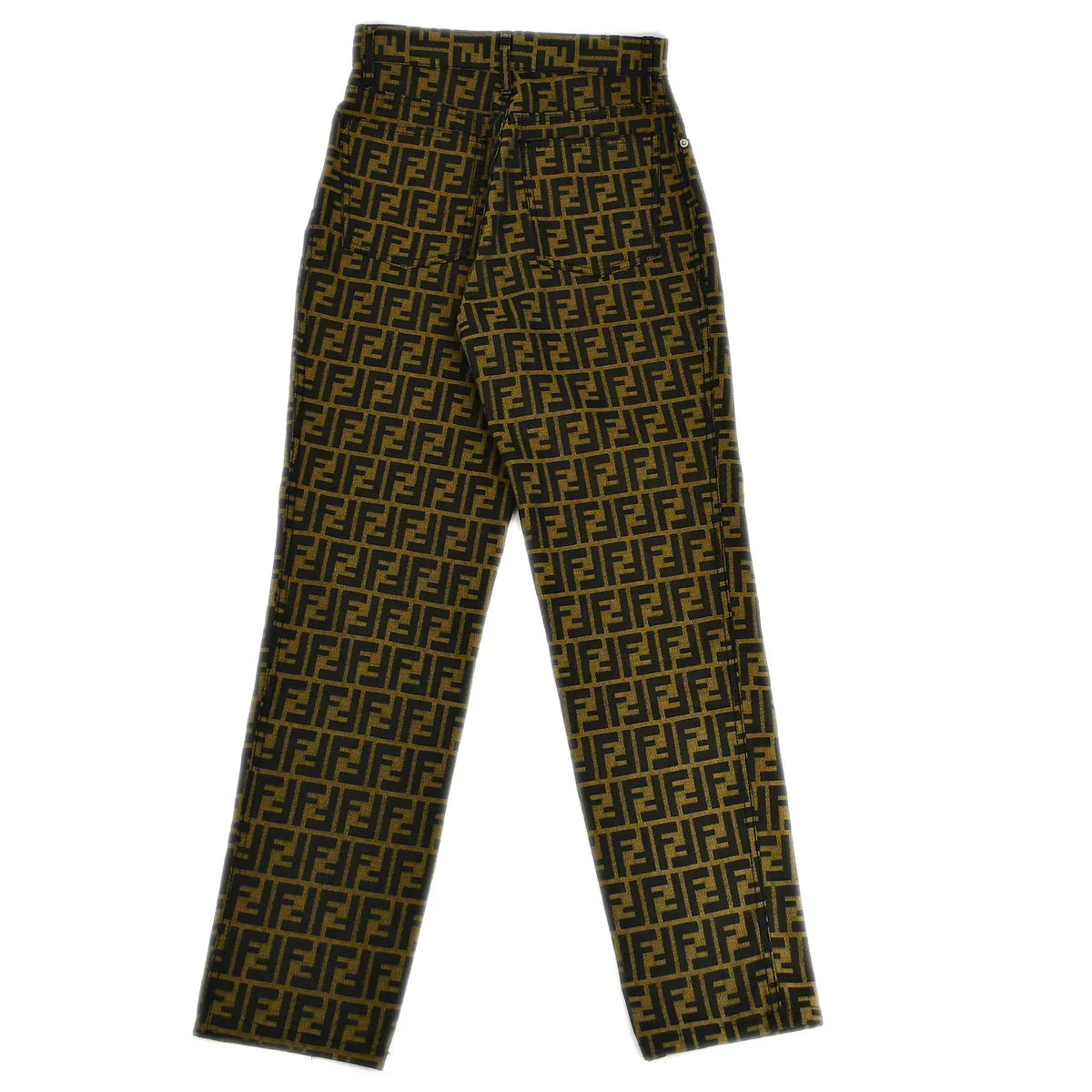 Fendi Zucca Pants Brown #42 - Image 2
