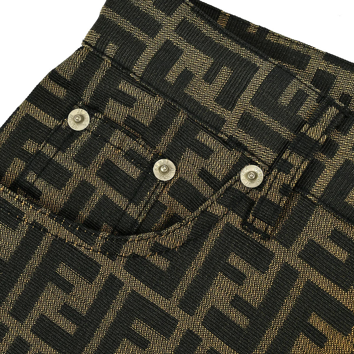 Fendi Zucca Pants Brown #42 - Image 4
