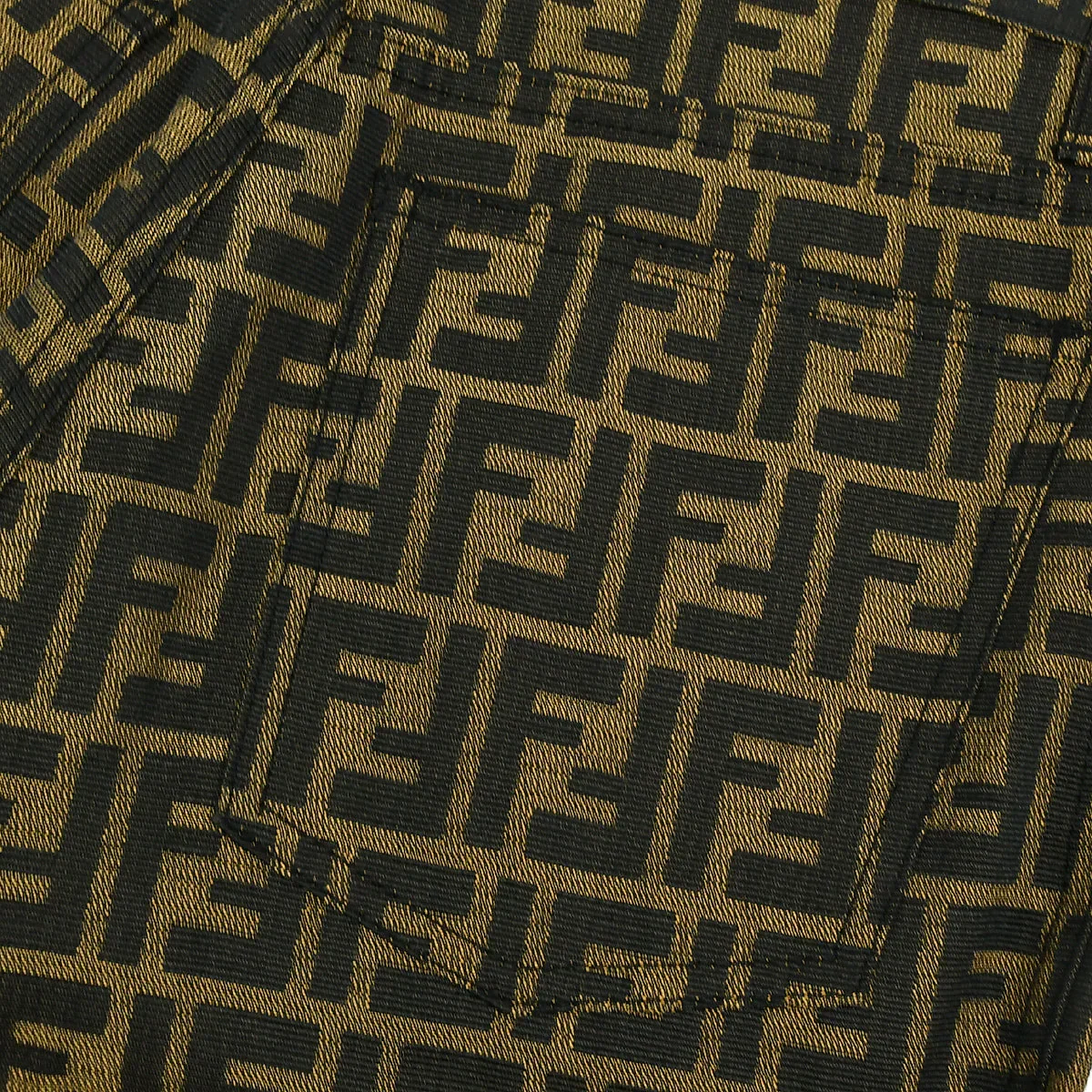 Fendi Zucca Pants Brown #42 - Image 5