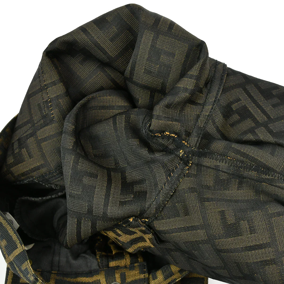 Fendi Zucca Pants Brown #42 - Image 8